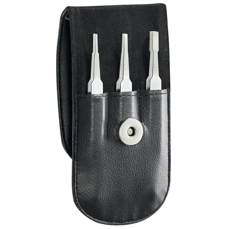 [DX.145TCJ3] Jeu de 3 brucelles diamantées nettoyant de contacts