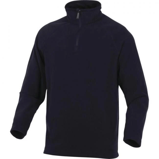 Polaire Demi Zip Noir ALMA 200g/m² Delta Plus