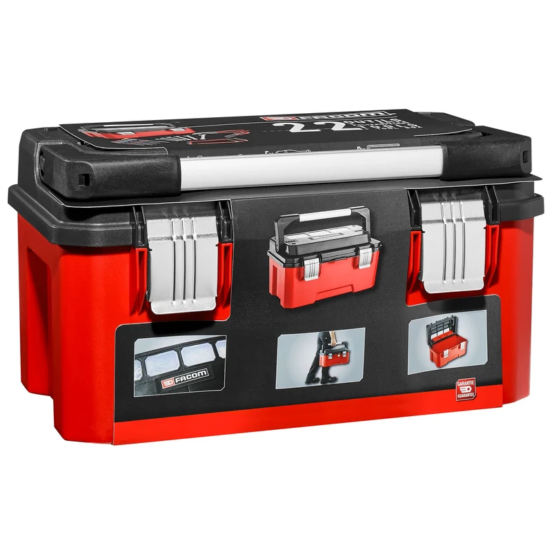 [BP.P20ACM1PB] Boite à outils en plastique type Cantilever PRO, 20 inches, sélection 22 outils
