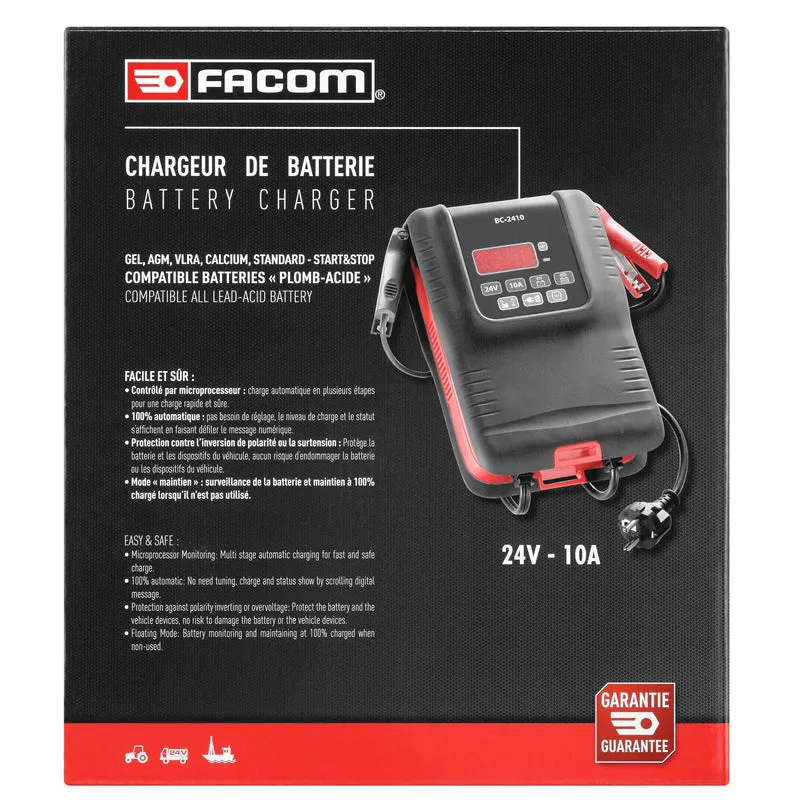 [BC2410PB] Chargeur de batterie, 24 volts - 10 ampères