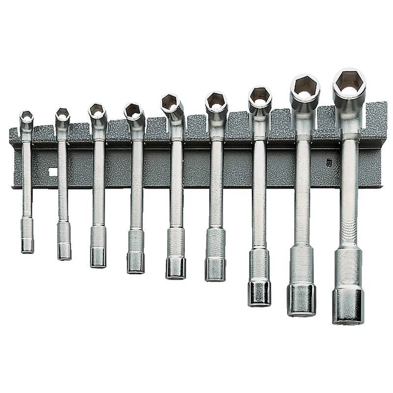 [CKS.37A] Support métallique pour 9 clés à pipe, taille de 8 à 19