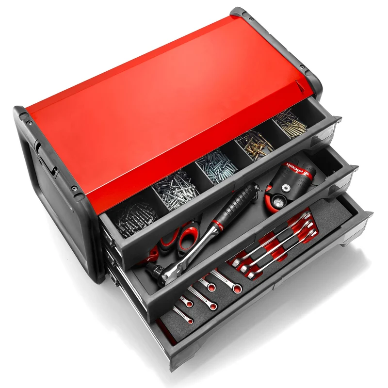 [BT.203] Boîte à outils bi-matière, 20", 3 tiroirs