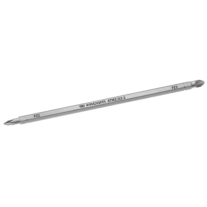 [ATMZ.D2-3] Embout double têtes pour tournevis Pozidriv® 1/4", PZ2, PZ3