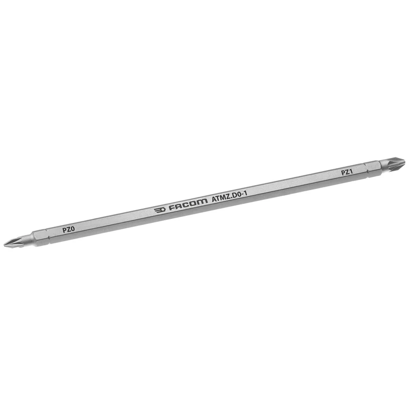 [ATMZ.D0-1] Embout double têtes pour tournevis Pozidriv® 1/4", PZ0, PZ1