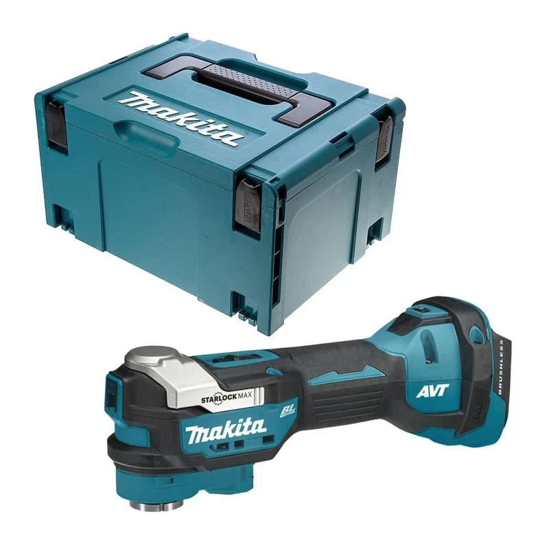 Découpeur ponceur 18V (machine seule) + MAKPAC - DTM52ZJ Makita