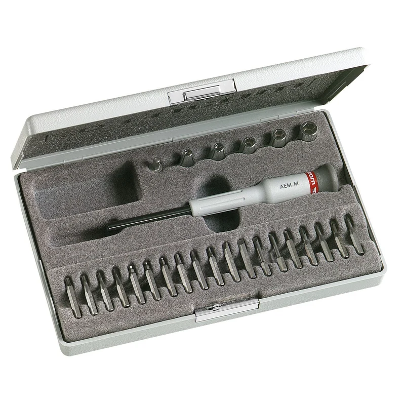 [AEM.J2] Composition de tournevis et embouts MICRO-TECH®, 26 pièces, mallette rigide
