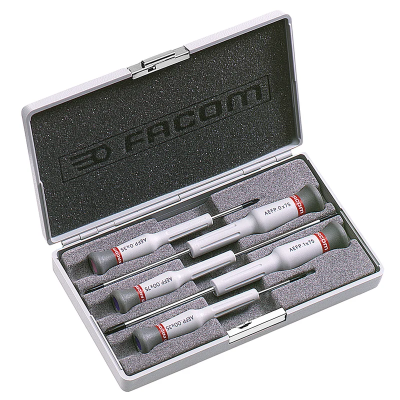 [AEFP.J1] Coffret de tournevis MICRO-TECH® pour vis Phillips®, 5 pièces