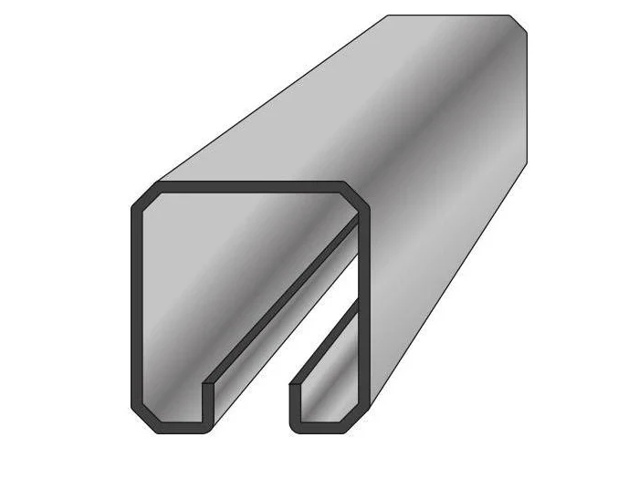 Rail 50x40 Chemin de roulement pour portes suspendues prix au ML
