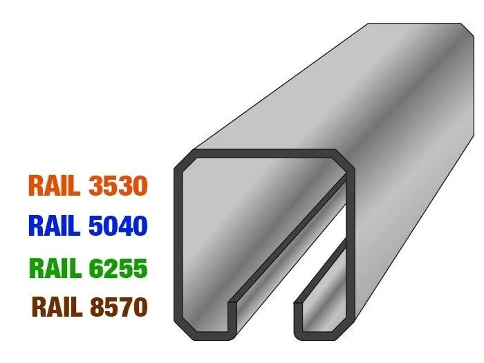 Rail 62x55 Chemin de roulement pour portes suspendues prix au ML