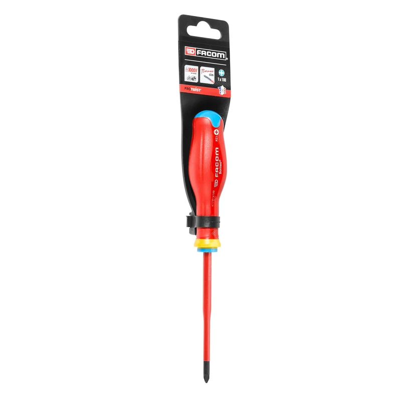 [ATDB1X100TVE.PB] Tournevis PROTWIST® Borneo®, isolé, 1 000 V, pour têtes mixtes, 1 x 100 mm