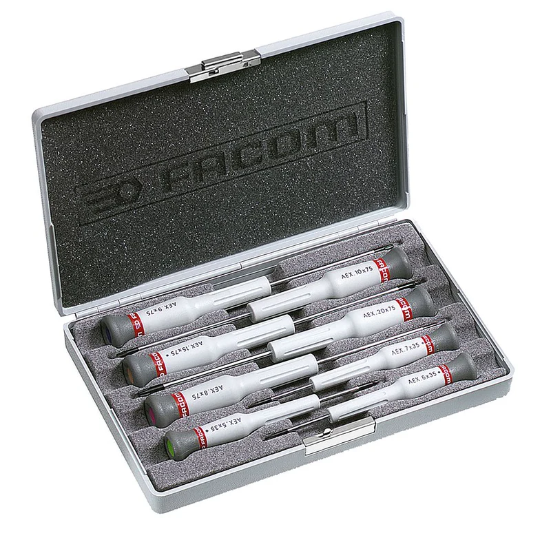 [AEX.J2] Coffret de tournevis MICRO-TECH® pour vis Torx®, 8 pièces