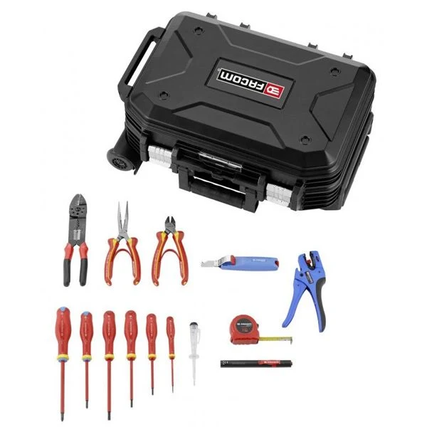 Valise de maintenance à roulettes électricien 14PCS - BV.R30CM2PB Facom