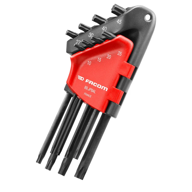 [89.JP8AL] Jeu de clés mâles coudées Torx® en étui