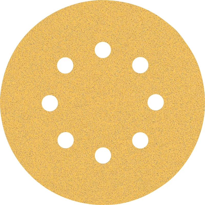 5 Feuilles abrasives Expert C470 pour ponceuses excentriques 125mm, 8 trous, G80 Bosch 2608900805