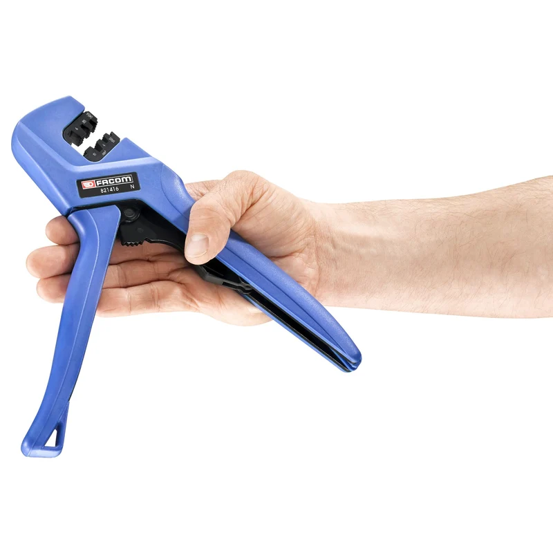 [821416] Pince à sertir pour cosses pré-isolées, capacité 0.25-0.75 1-1.5, 2.5, 4, 6, 10 mm²