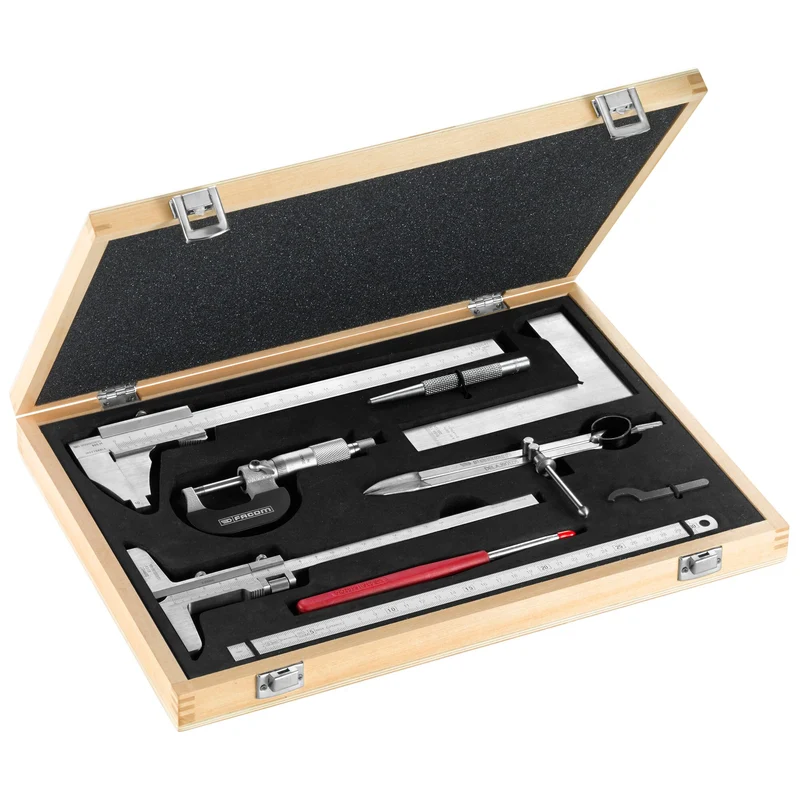 [809.J2] Coffret métrologie-contrôle, 8 outils