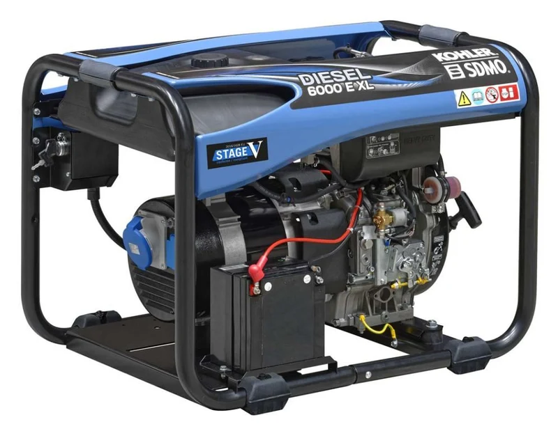 Groupe électrogène diesel 4.8kW 6000 E XL C5 - DIESEL6000EXLC5 - SDMO