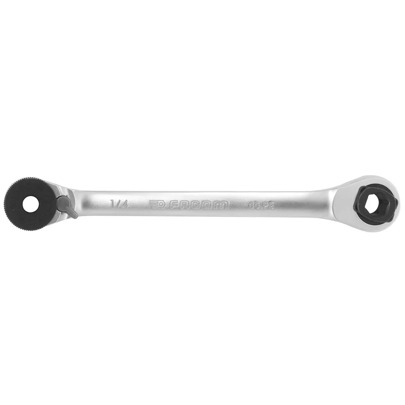 [65.PE] Clé à cliquet porte embouts, 1/4", 5/16"