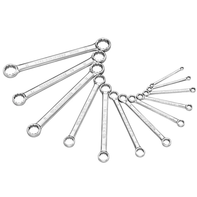 [59.JE12] Jeu de clés polygonales droites métriques, 12 pièces, de 6 à 32 mm