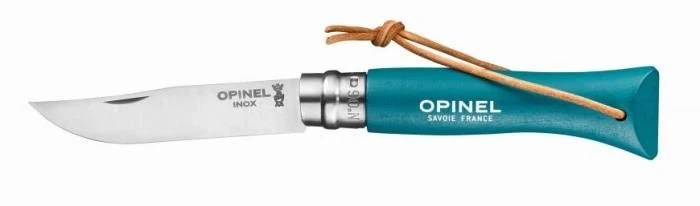 Couteau Opinel Baroudeur turquoise n°6 - 002200