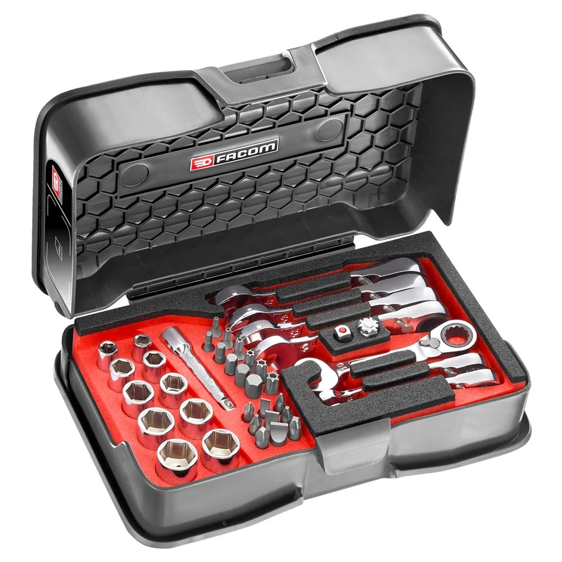 [467BS.BOX] Coffret multi-serrage à cliquet ultra compact métriques