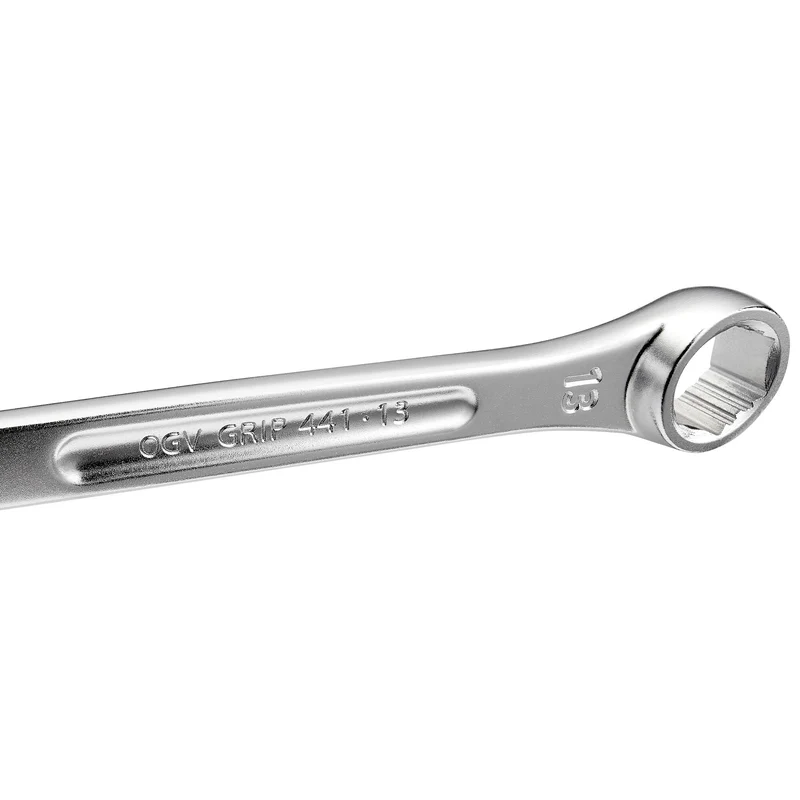 [441.JV14GRPPB] Jeu de 14 clés mixtes longues OGV® Grip 441 (7 à 22 mm) en trousse textile