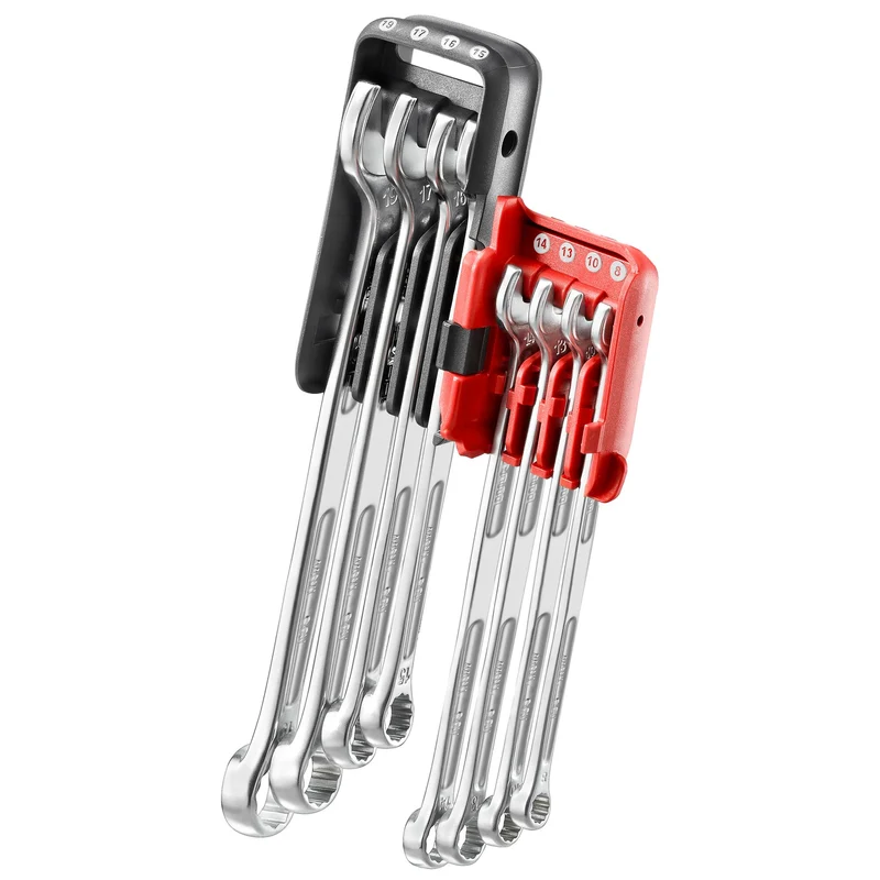 [440XL.JP8PB] Jeu de clés mixtes longues pour couples de serrage élevés et métriques FACOM 8 PC, 12 pièces, de 8 à 19 mm