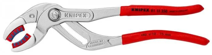 Pince pour siphons, connecteurs et tubes en plastique à becs - 81 13 250 - Knipex