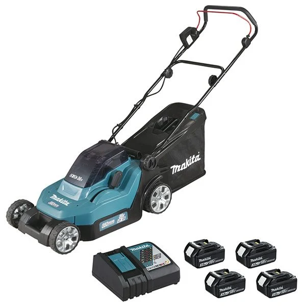 Tondeuse 36V 2 x 18 V Li-Ion (4 batteries) DLM382PF4 Makita