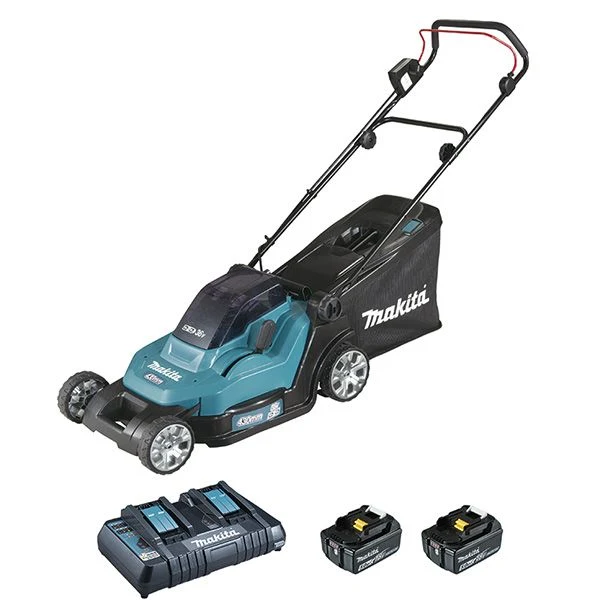 Tondeuse à batterie 36V (2 x 18 V) Pack Complet - DLM432PT2 Makita