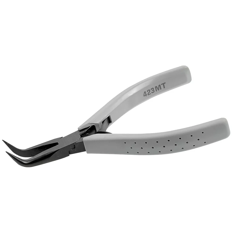 [423.MT] Pince de préhension MICRO-TECH® à becs rigides coudés à 60°