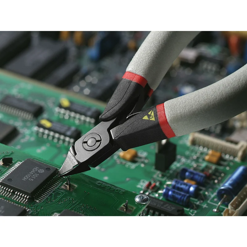 [417.SPE] Pince coupante ESD diagonale pour composants DIP - CMS