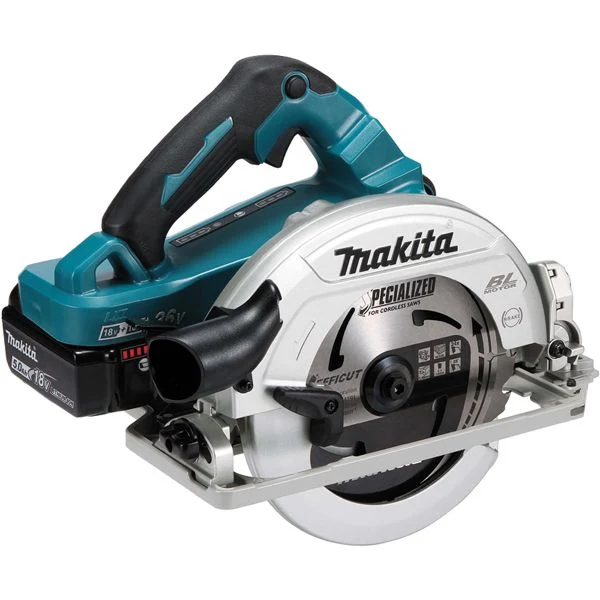 Scie circulaire 36 V 2 x 18 V Li-Ion BL1850B ø 190 mm Makita DHS783T2JU