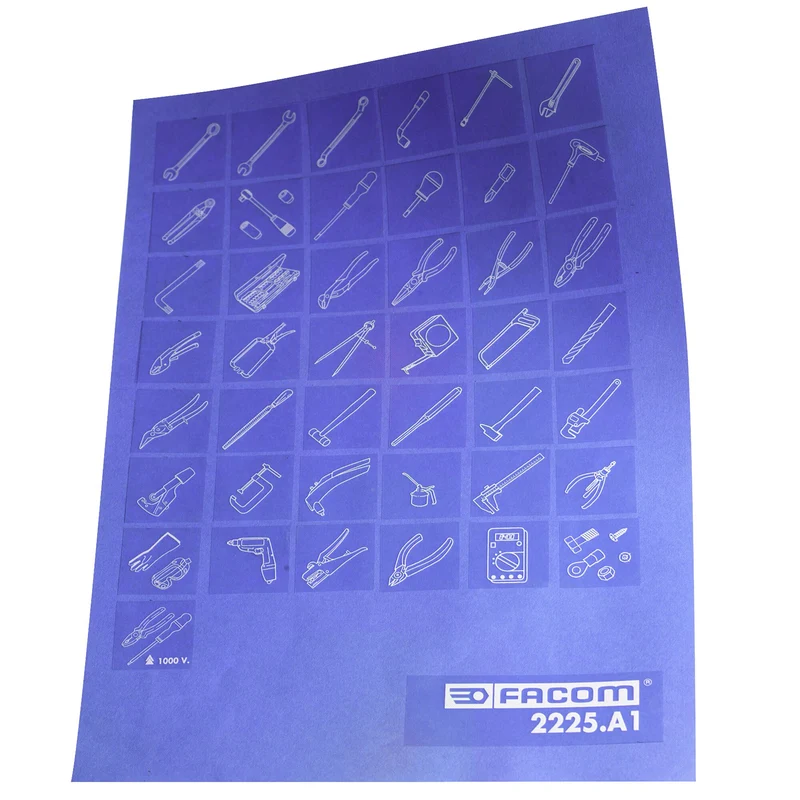 [2225.A1] Jeu de pictogrammes pour identification du contenu des tiroirs