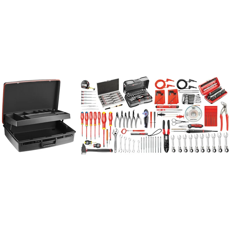 [2138.EL35] Sélection d'outils électricien, 172 pièces, valise