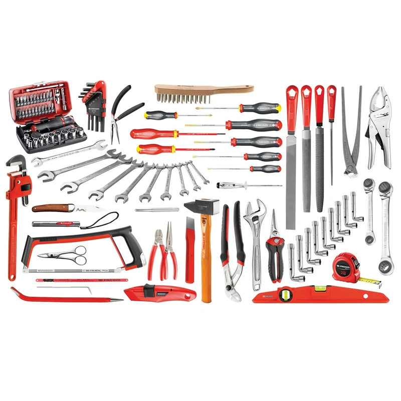 [2046.SG4A] Sélection services généraux 112 outils - boîte à outils métal