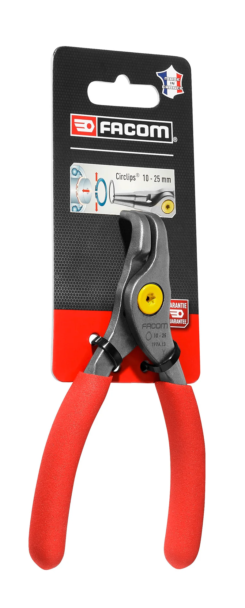 [197G.13PB] Pince pour Circlips® extérieurs, becs 90°, 10-25 mm