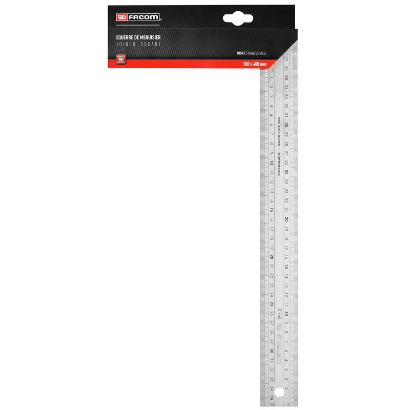 [1223.04PB] Équerre de menuisier inox 400 mm