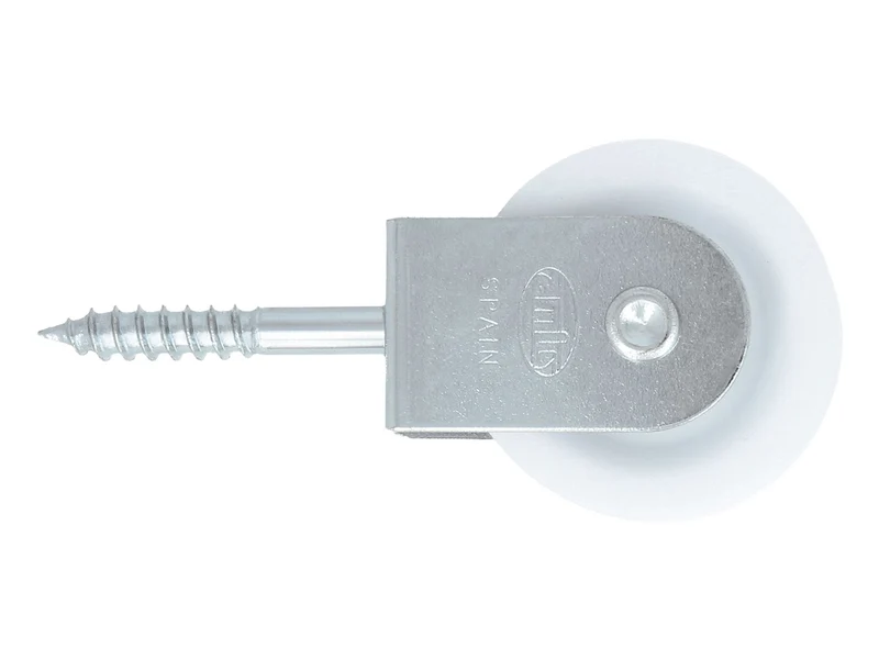 Poulie en acier avec roulette en plastique de Ø39 mm 17210