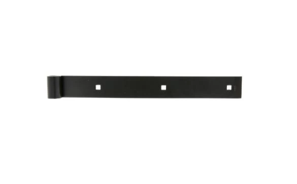 Penture droite QC 300 x 35 x 4 mm ø 14mm en acier finition noir - AMIG12655