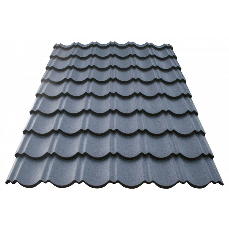 Tuile R Pro 1150x870 (utile) 0.5mm - Gris 7016 - TUILERPROG