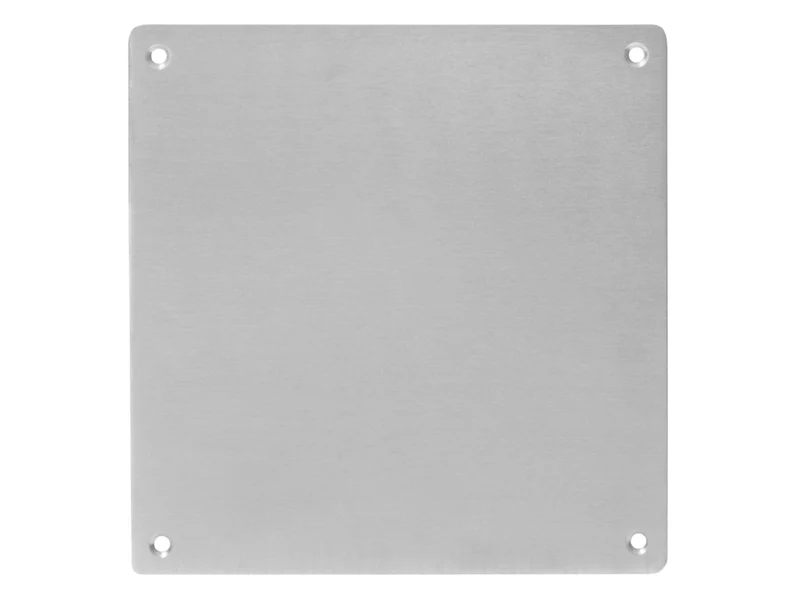 Plaque en acier inoxydable AISI 304. Carrée. 12291