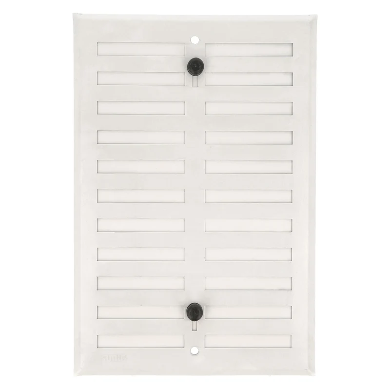 Grille d'aération réglable en aluminium Blanc 170 x 250 mm Visser AMIG23049