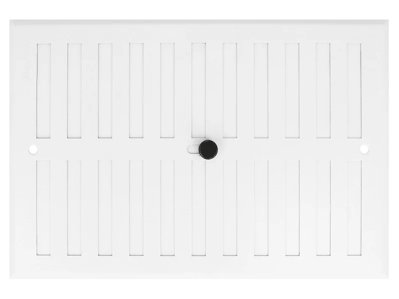 Grille d'aération réglable en aluminium Blanc 170 x 250 mm Visser AMIG23049