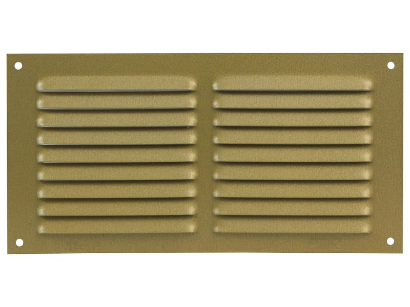 Grille de ventilation en aluminium 100x200 finition or AMIG20197