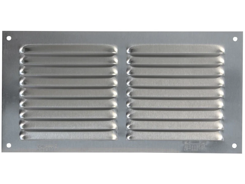 Grille de ventilation. En aluminium. Passage d'air: 117 cm². AMIG20182
