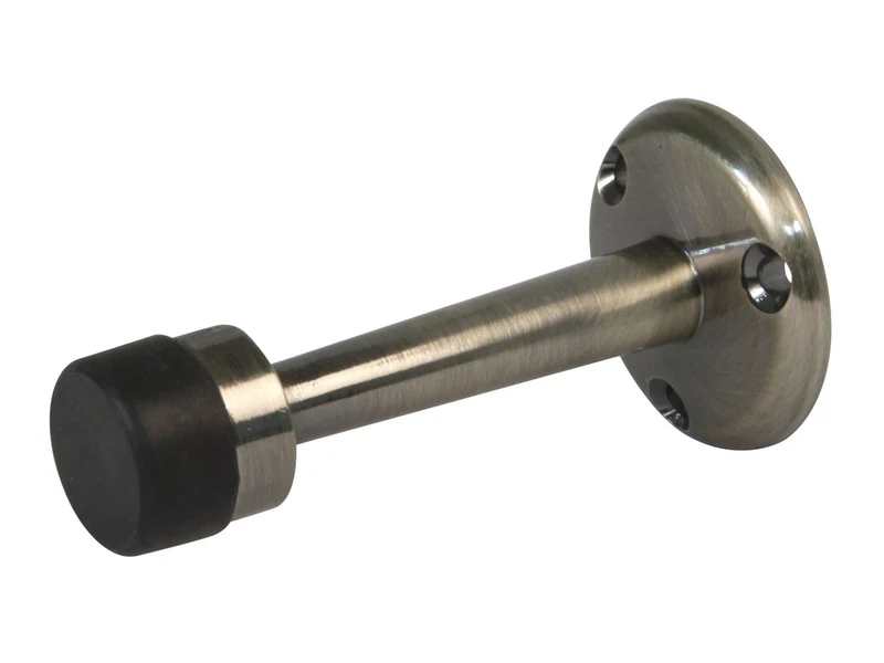 Butoir de porte / butée de porte en laiton vieilli Ø19 x 75 mm Laiton - AMIG7986