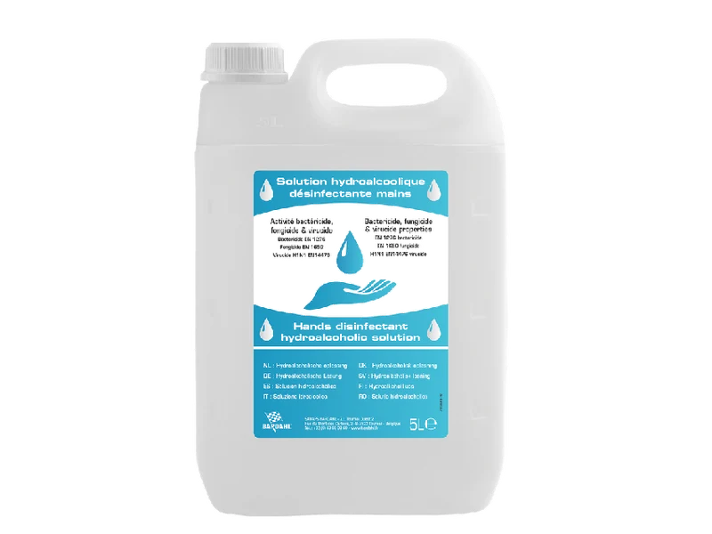 Bidon solution Hydroalcoolique Désinfectante 5L Bardahl