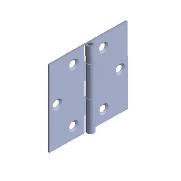 Charnière carrée inox perce fraise 40x40 - 423730 -
