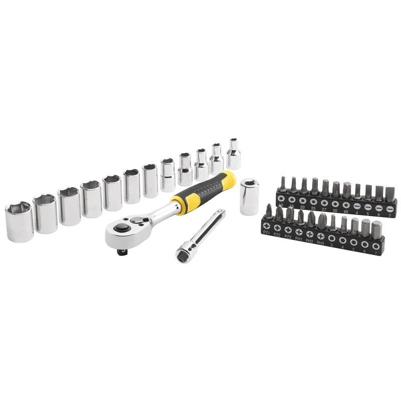 Coffret De Douilles Compact 1/4" - Jeu De 37 Pcs Stanley STMT82672-0